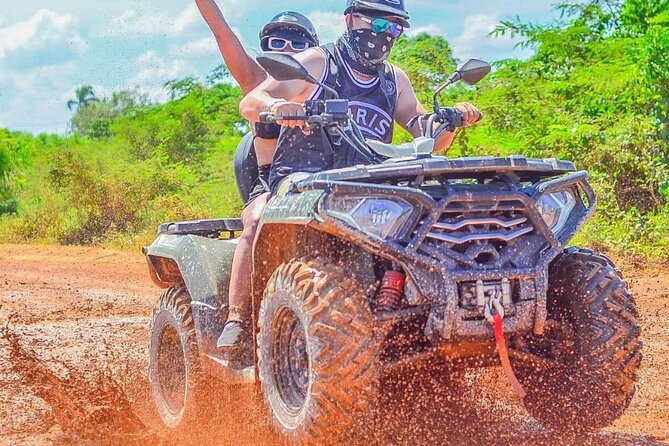 Punta Cana ATV / Buggies Adventure - First Stop: Riding Out of Punta Cana Toward Uvero Alto