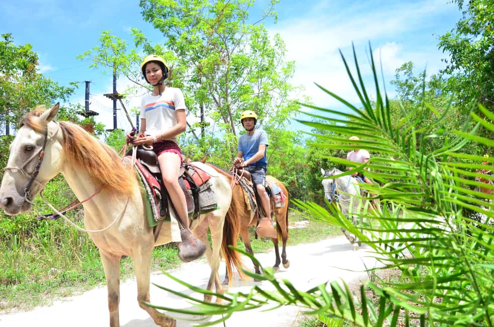 Punta Cana: Bavaro Adventure Park Full-Access Ticket & Lunch - Ziplining across six circuits plus the splash pool