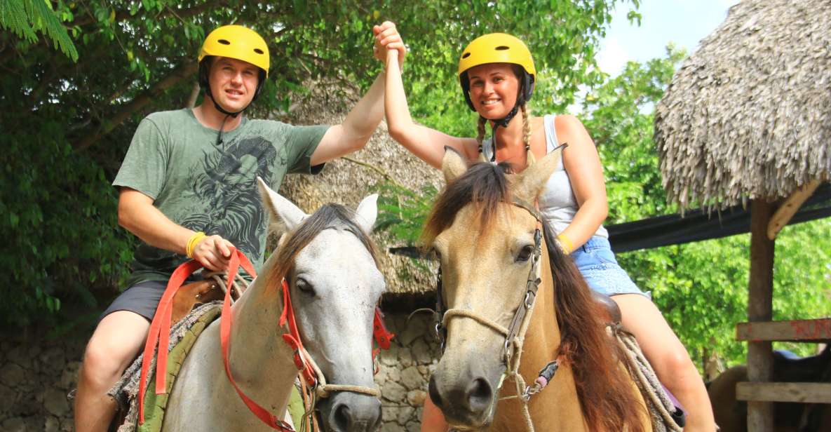 Punta Cana: Bávaro Adventure Park Horse Riding & Waterfalls - The Horse Ride on Off-the-Main Trails: Time, Terrain, and Guide Talk