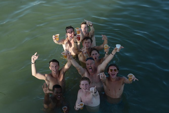 Punta Cana Buggy + Cave Dip, Beach Swim + Party Boat & Snorkel - The catamaran half: barrier reef, natural pool, snorkeling, and drinks