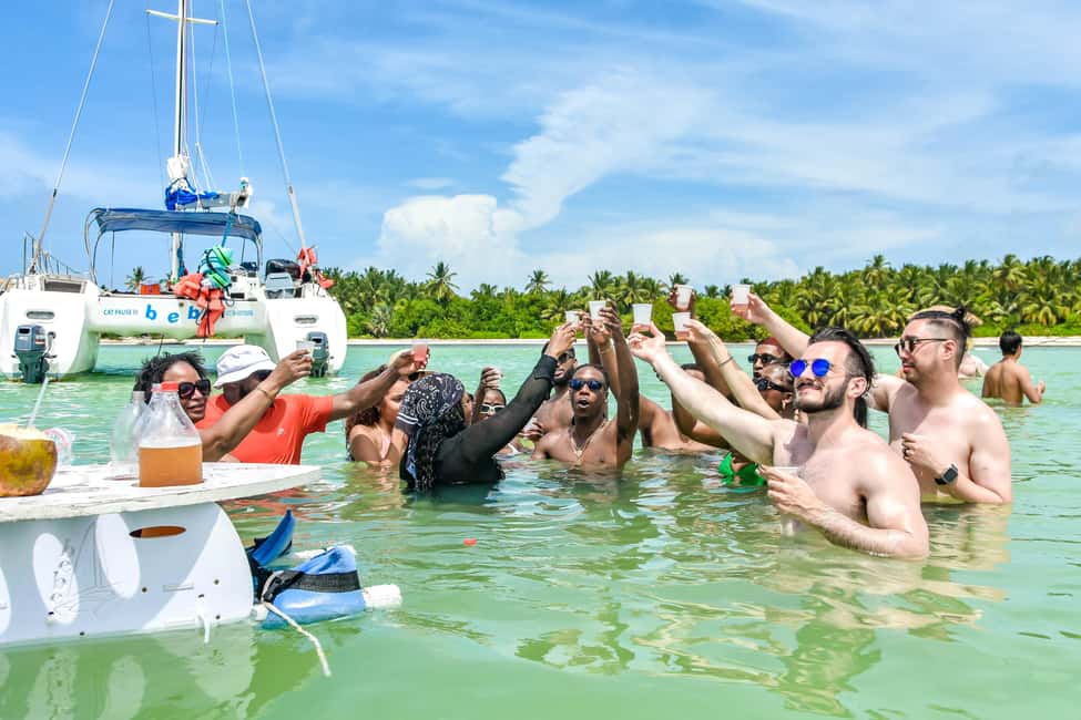 Punta Cana Catamaran Party Boat (Adults Only) - Snorkeling and the coral reef stop: the payoff