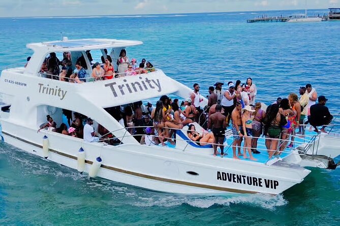 Punta Cana Hip Hop Party Boat with Open Bar <em>Adults Only – Why a Hip-Hop Party Boat Works in Punta Cana’ /><br />
Punta Cana is famous for sun, water, and that laid-back beach mood. This tour takes the same setting and puts it on a moving dance floor. Instead of random speakers or a background playlist, you get live DJ energy that matches the Caribbean setting. The result is a trip that feels like a night out, but you still get sea time, swimming, and a real change of scenery.</p>
<p><p>Two parts of the experience really land. First, the music style is specific: Hip-Hop and R&B are mixed with Dancehall and Afro Beats, so the vibe stays current and upbeat. Second, the open bar keeps the social atmosphere going while you’re floating, dancing, and (at the sand bar) even standing waist-deep.</p>
</p>
<p><p>One practical consideration: you’re on a boat in afternoon light. That’s great for photos, but it also means sun exposure is real. Towels and sunscreen aren’t included, so plan to handle sun protection yourself.</p>
</p>
<div style="margin: 20px 0; padding: 15px 0;"><p>You can also read our reviews of more boat tours in Punta Cana</p><ul style="margin: 10px 0; padding: 0; list-style: none;"><li style="margin: 0 0 10px 0; padding: 0 0 10px 0; border-bottom: 1px solid #eee; display: flex; align-items: flex-start; gap: 12px; line-height: 1.4;"><a href="https://insidedominicanrepublic.com/punta-cana-catamaran-boat-to-saona-island-with-buffet-lunch/" aria-hidden="true" tabindex="-1"><img decoding="async" style="width: 80px; height: 60px; object-fit: cover; border-radius: 4px; flex-shrink: 0;" src="https://c.insidedominicanrepublic.com/wp-content/uploads/punta-cana-catamaran-boat-to-saona-island-with-buffet-lunch-150x150.jpg" alt="" loading="lazy"></a><div><a href="https://insidedominicanrepublic.com/punta-cana-catamaran-boat-to-saona-island-with-buffet-lunch/">Punta Cana: Catamaran Boat to Saona Island with Buffet Lunch</a><br><span style="font-size: 0.82em; color: #555; margin-top: 2px;"><span style="color: #f5a623;">★</span> 4.4 · 3,822 reviews</span></div></li><li style="margin: 0 0 10px 0; padding: 0 0 10px 0; border-bottom: 1px solid #eee; display: flex; align-items: flex-start; gap: 12px; line-height: 1.4;"><a href="https://insidedominicanrepublic.com/small-group-cruising-and-snorkeling-catamaran-tour/" aria-hidden="true" tabindex="-1"><img decoding="async" style="width: 80px; height: 60px; object-fit: cover; border-radius: 4px; flex-shrink: 0;" src="https://c.insidedominicanrepublic.com/wp-content/uploads/small-group-cruising-and-snorkeling-catamaran-tour-150x150.jpg" alt="" loading="lazy"></a><div><a href="https://insidedominicanrepublic.com/small-group-cruising-and-snorkeling-catamaran-tour/">Small-Group Cruising and Snorkeling Catamaran Tour</a><br><span style="font-size: 0.82em; color: #555; margin-top: 2px;"><span style="color: #f5a623;">★</span> 5.0 · 2,401 reviews</span></div></li><li style="margin: 0; padding: 0; border-bottom: none; display: flex; align-items: flex-start; gap: 12px; line-height: 1.4;"><a href="https://insidedominicanrepublic.com/small-group-snorkeling-cruise-with-open-bar-and-light-snacks/" aria-hidden="true" tabindex="-1"><img decoding="async" style="width: 80px; height: 60px; object-fit: cover; border-radius: 4px; flex-shrink: 0;" src="https://c.insidedominicanrepublic.com/wp-content/uploads/small-group-snorkeling-cruise-with-open-bar-and-light-snacks-150x150.jpg" alt="" loading="lazy"></a><div><a href="https://insidedominicanrepublic.com/small-group-snorkeling-cruise-with-open-bar-and-light-snacks/">Small Group Snorkeling Cruise with Open Bar and Light Snacks</a><br><span style="font-size: 0.82em; color: #555; margin-top: 2px;"><span style="color: #f5a623;">★</span> 5.0 · 1,296 reviews</span></div></li></ul></div><h2 id="the-65-value-what-you-get-for-a-3-4-hour-party-cruise">The $65 Value: What You Get for a 3–4 Hour Party Cruise</h2>
<p>Adults Only – The $65 Value: What You Get for a 3–4 Hour Party Cruise’ /><br />
At $65 per person for about 3 to 4 hours, the value depends on what you want from Punta Cana. If you’re the type who would otherwise pay for a beach day plus drinks plus entertainment, this can be efficient. You’re paying for a full package: transportation from your hotel to the pier (pickup offered), live DJ music, open bar alcoholic drinks, snacks, and fresh tropical fruits.</p>
<p><p>It also helps that the group is capped at 120 people. That matters on party boats because too many people can turn the vibe into chaos. Here, the size supports mingling without completely losing the beat.</p>
</p>
<p><p>Also note the extras that can affect your final spend:</p>
</p>
<ul>
<li>Professional photos are available for purchase.</li>
<li>Gratuities are optional.</li>
<li>Towels and sunscreen are not included.</li>
</ul>
<p><p>If you want a pre-planned, music-first afternoon that covers food, drinks, and activities in one go, this price starts to make sense quickly.</p>
</p>
<h2 id="timing-and-getting-there-230-pm-start-and-how-to-prepare">Timing and Getting There: 2:30 PM Start and How to Prepare</h2>
<p><img width="669" height="446" decoding="async" src=