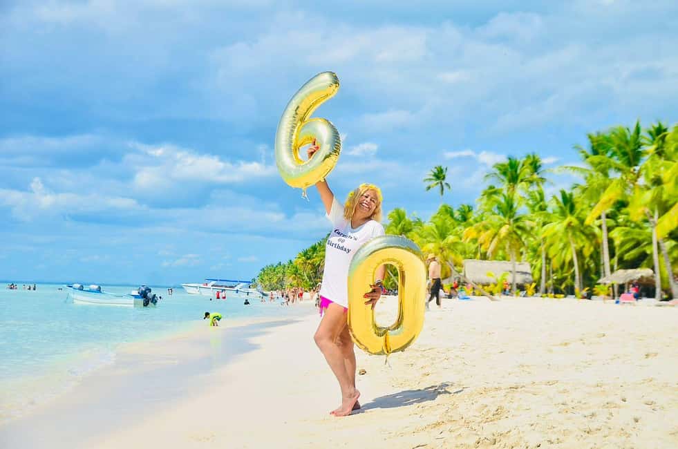Punta cana: Island Escape to Saona • catamaran & Beach lunch - The Natural Pool Stop: Biggest Splash, Starfish Sandbar