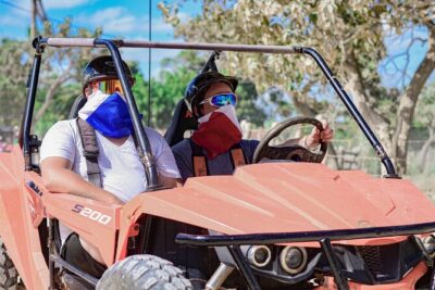 Punta Cana Kayo Buggy - Safety talk, helmets, and why “safe and muddy” can both happen