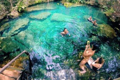 Punta Cana Lagoon Tour with Lunch, Boat Cruise, Open Bar - The natural pool snorkeling stop: beginner-friendly, not a full reef trip