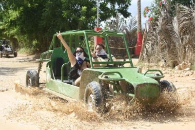 Punta Cana: Macao Beach and Cenote Buggy Adventure - Getting picked up and set up in Punta Cana