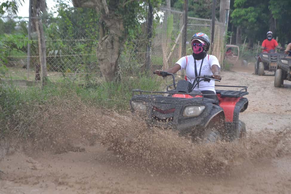 Punta Cana Off-Road 4x4 ATV: Beach,Cave Dip & Mamajuana Shot - Pickup, transfers, and the safety briefing that actually matters