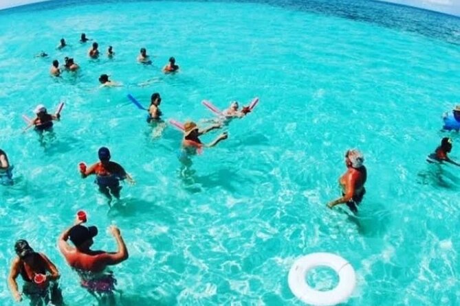 Punta Cana Party Booze Cruise, open bar, snorkeling Only Adult - Coral reef snorkeling plus Sandbar Natural Pool time