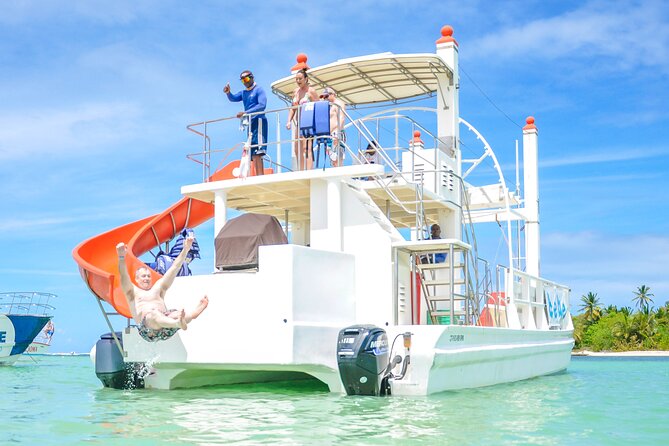 Punta Cana Private Boat (BBQ included) - The 4-Hour Flow: Slide, Swim, BBQ, and Back to Shore