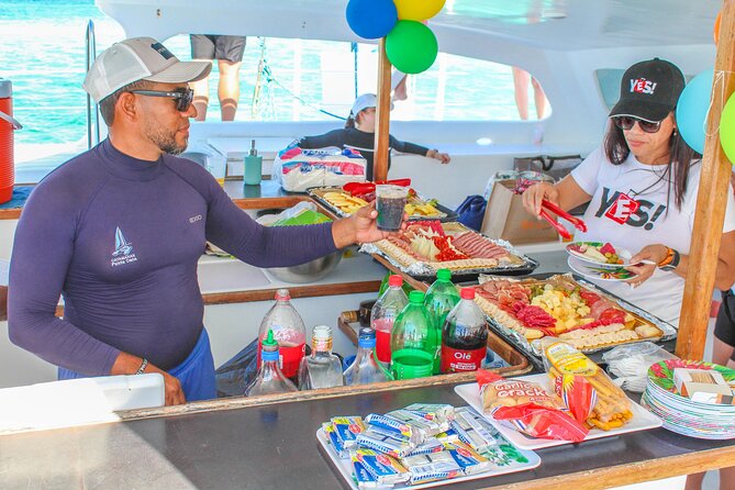 Punta Cana Private Boat (BBQ included) - Crew Energy: Attentive Service, Dancing, and the Sleep Tip