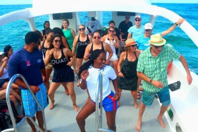 Punta Cana Private Booze Cruise with Open Bar (10+ People) - The Pink Boat, the Slide, and the Crew Who Run the Party