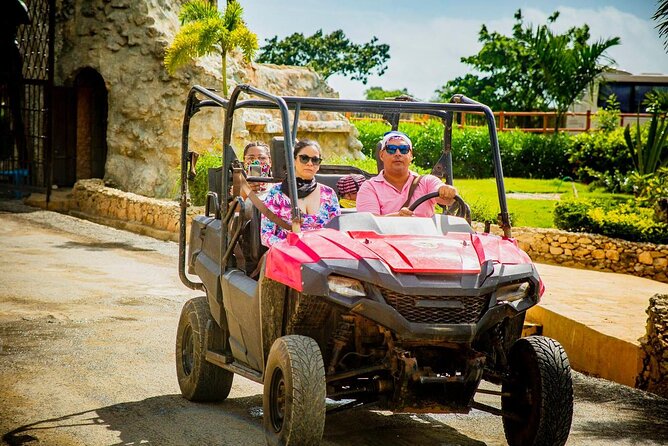 Punta Cana Private off-road buggy ride adventure - The buggy experience: muddy trails, helmets, and group pace