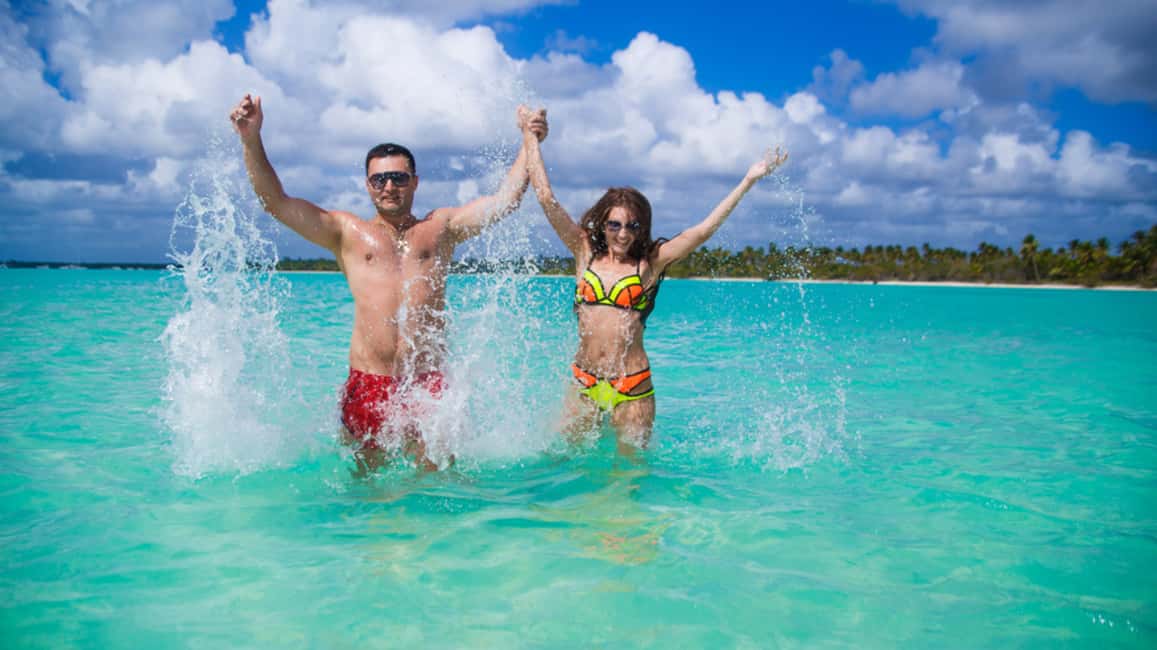 Punta Cana: Saona Island All Included Open Bar Catamaran - Bayahibe to Saona by catamaran: music, drinks, and motion