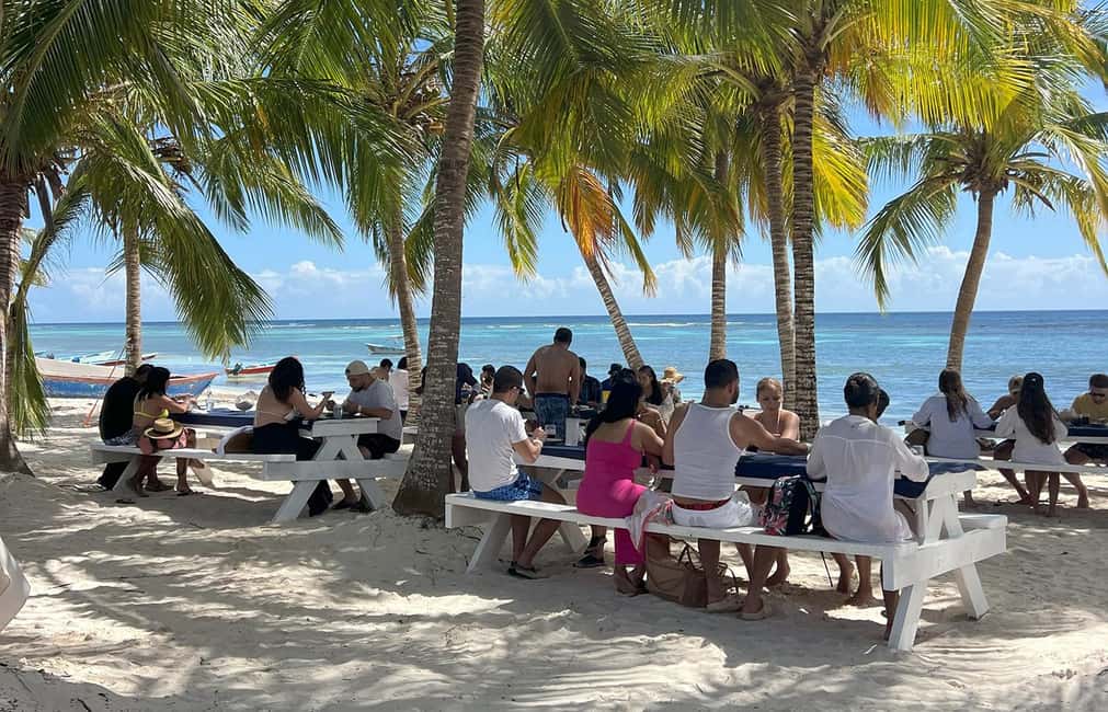 Punta Cana: Saona Island Premium 3 beaches - Lunch by the sea: buffet, views, and a real reset