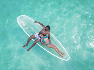 Punta Cana: Single Clear Kayak Photoshoot - From Huracan Cafe to the pier: how the session starts