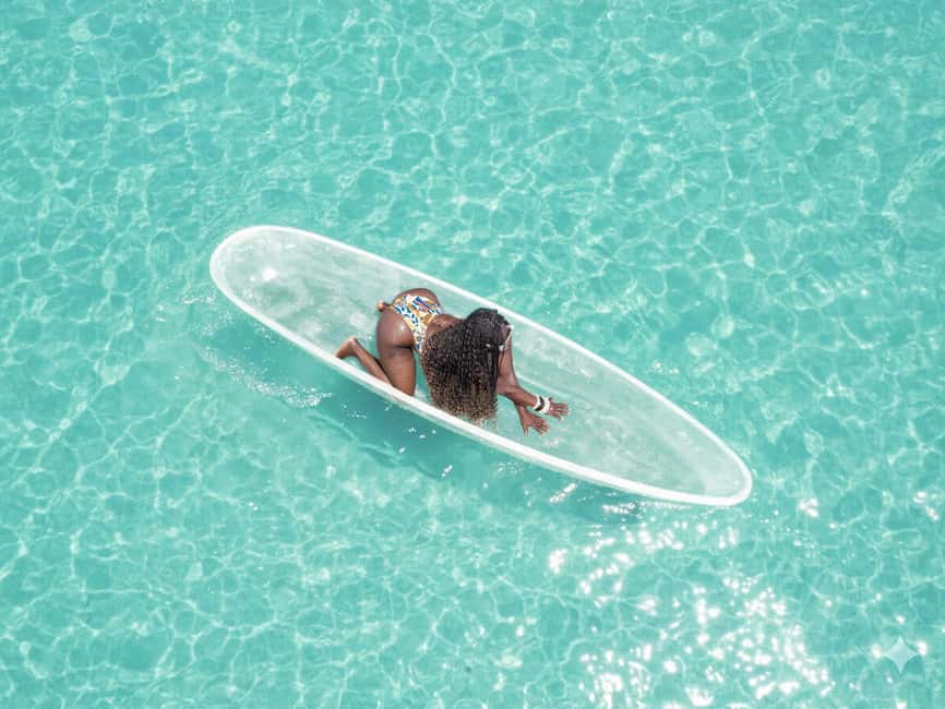 Punta Cana: Single Clear Kayak Photoshoot - What the drone adds (and why it’s worth caring about)