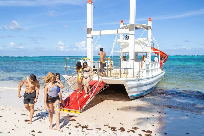Punta Cana Slide Boat (Medium Group) - Slide Catamaran Comfort: Deck Space, Shade, and Getting Around