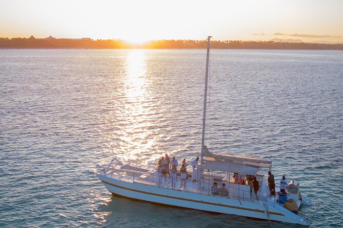 Punta Cana Sunset Catamaran Cruise with BBQ, Champagne & Music - BBQ dinner at sea: what lobster, shrimp, chicken, and veggies really means