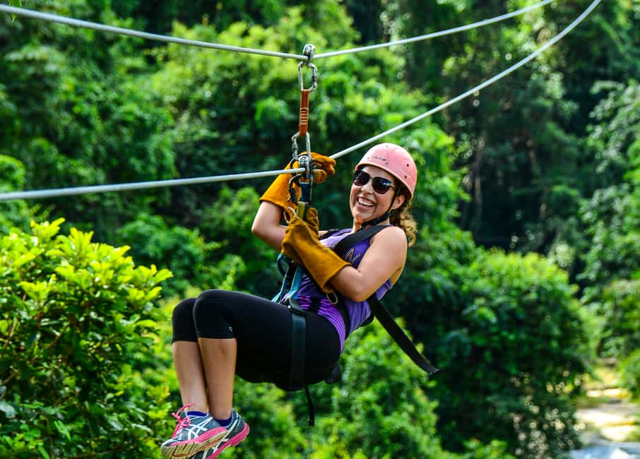 Punta Cana: Triple Jungle Adventure Park Tour with Tastings - Anamuya River swim: choose in-water or just cool down
