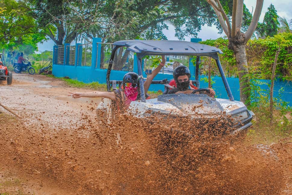 PUNTA CANA WILD BUGGY BREAKS TRACK WITH EXTRAMAS PROTECTION - Hotel Pickup, Driver Language, and How the Day Starts