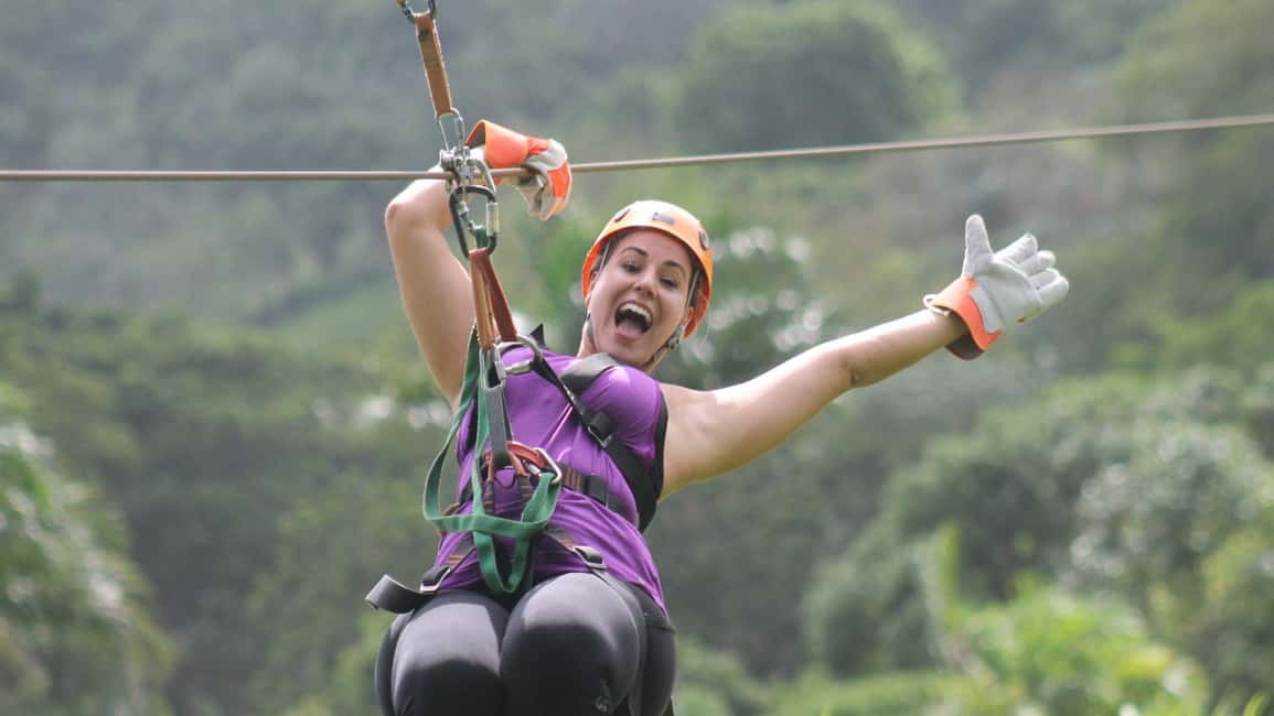 Punta Cana: Zip Line Adventure with Hotel Pickup - From Bávaro hotel pickup to the Monte Plata zip-line course