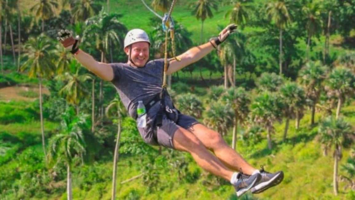 Punta Cana: Zip Line Adventure with Suspension Bridge - How the ride from Punta Cana shapes the day