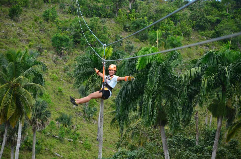 Punta Cana: Zip Line Adventure with Suspension Bridge - What to expect when you arrive and get geared up