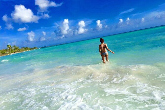 Saona by Speedboat: Private Beach & Snorkeling – Small Group - Snorkeling gear and the natural pool with starfish