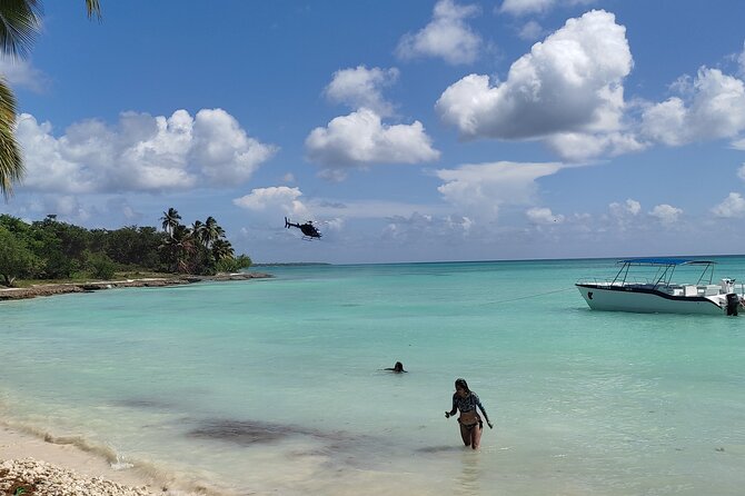 Saona Island All Inclusive Punta Cana - Bayahibe beach meet-up: where the boat day begins