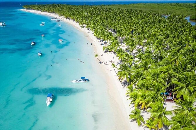 Saona Island Caramaran Adventure from Punta Cana With Lunch - Piscina Naturalmente: the 45-minute turquoise stop