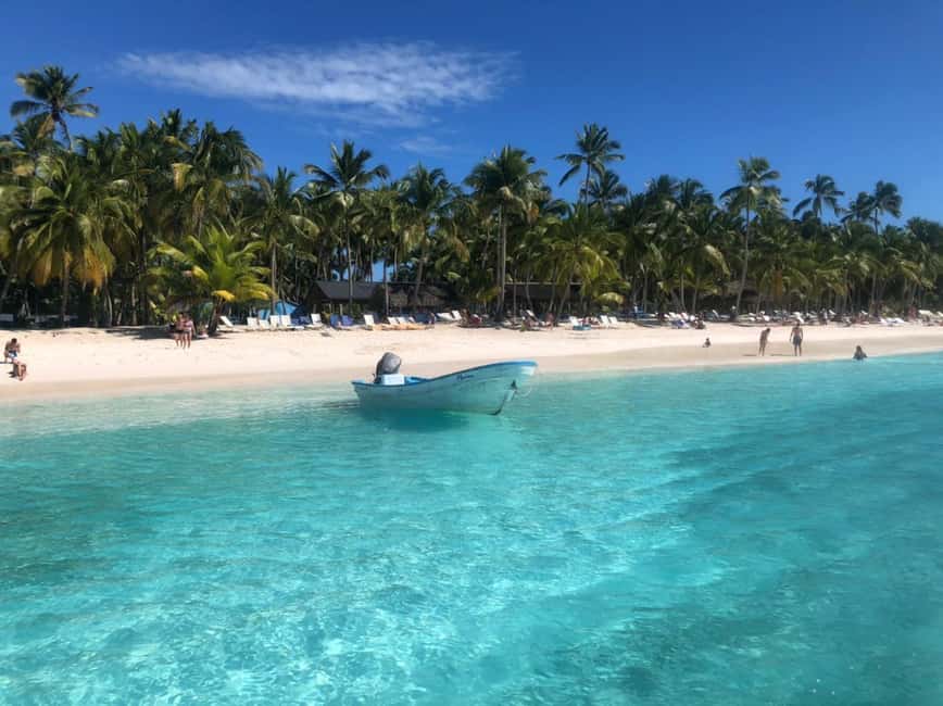 Saona Island Day Trip + Lunch + Open Bar from Punta Cana - Saona Island free time: beach walking, swimming, and when you eat