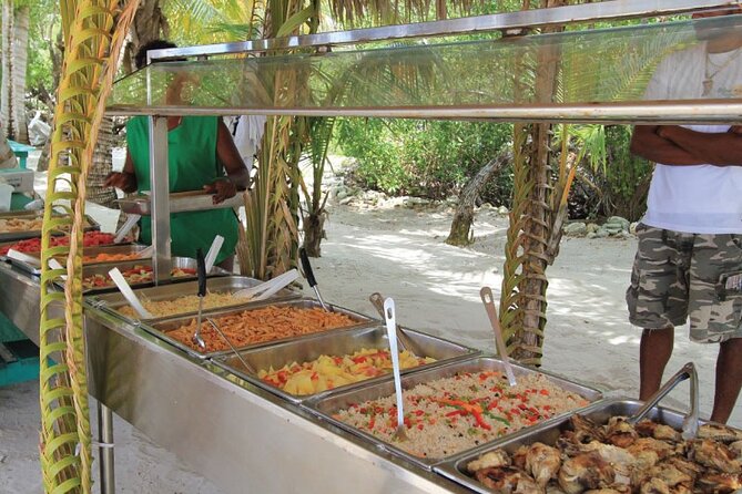Saona island full day tours - catamarán party from santo domingo - Isla Saona land time: lunch, walking, and a guide who keeps it smooth