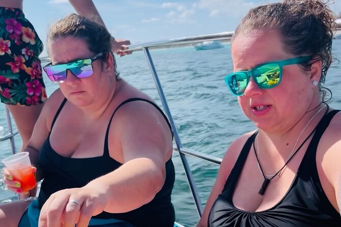 Saona Island: White Sands & Turquoise Waters” - On-water fun: Bluetooth music, snorkeling moments, and the floating bar