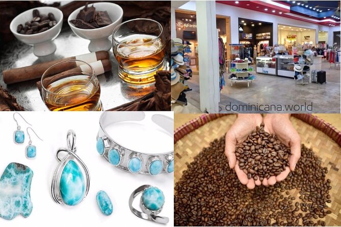 Shopping tour Punta Cana rum cigars coffee larimar chocolate souvenirs mamajuan - What You Really Get in That Time Window