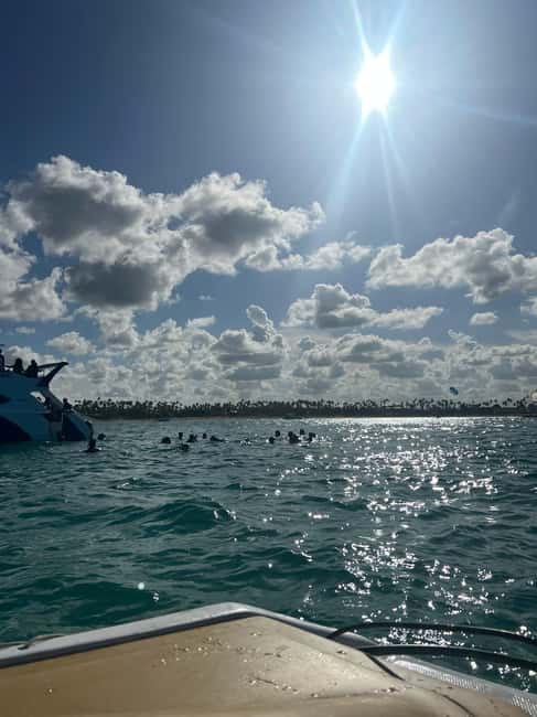 Speedboat Adventure: Exhilarating Experience in Punta Cana - Snorkeling stop with provided gear: calm water after the chaos