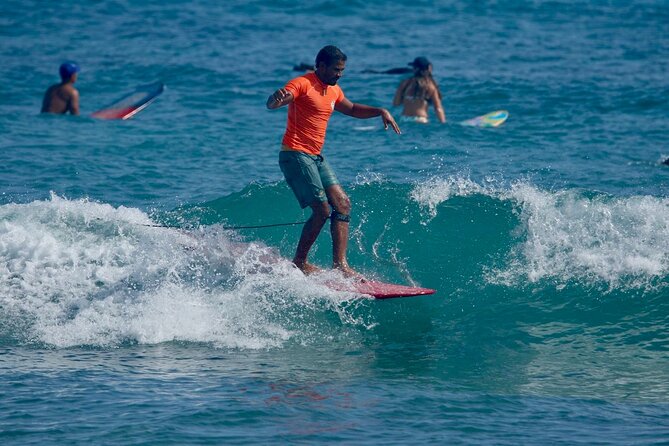 Surfing lesson at beautiful beach Playa Encuentro - Playa Encuentro: the Cabarete surf beach that feels untamed