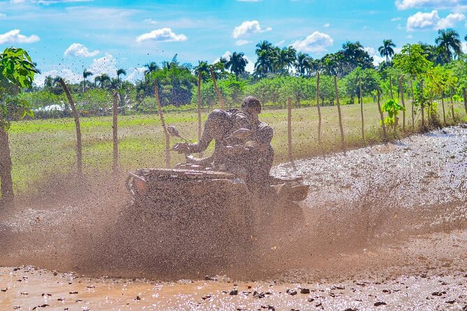 Tour Moto ATV en Punta Cana, Playa, Cueva Taína y Casa Dominicana - Moto ATV Mud Race in Punta Cana: what this 3-hour day feels like