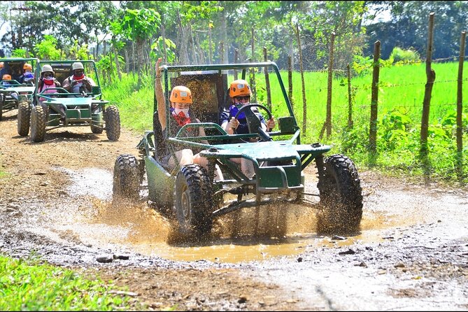 Tour Pack 2 in 1: Zip line and Buggies - Pickup, capped group size, and the Punta Cana start-up routine
