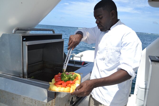VIP Premium Yacht -Party Boat-Brunch - Dolphin Island and the stingray tank pass-by: cool to see, not the main event