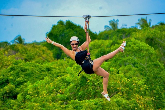 Zipline Mega Splash at Bavaro Adventure Park - Safety setup and what guides do (beyond “just being friendly”)