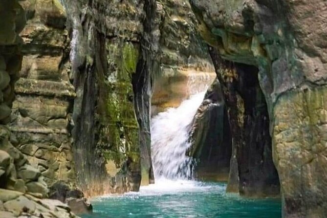Zipline with Waterfalls and Lunch, Amber Cove and Taino Bay - The zipline route: views from the top, then down to the pools