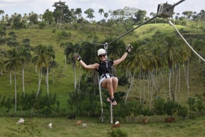 Ziplining from Punta Cana - Unique Carbon Fiber lines in Punta Cana - Arriving for the 7:30am Start Without Losing Your Day